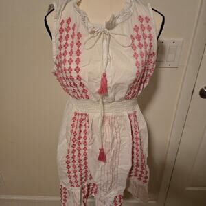 Area Stars White and Pink Dress, Retails for $150